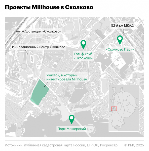 
                    Основанная Абрамовичем компания приобрела крупный участок в Сколково

                