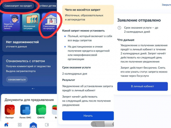 Россияне теперь могут поставить самозапрет на кредиты: как это сделать?