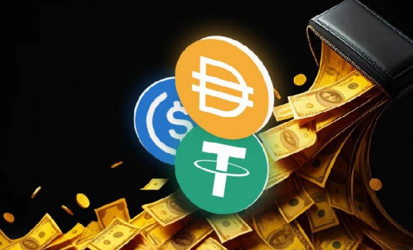 Резервы стейблкоинов на биржах на минимумах с января