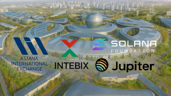 Казахстанская фондовая биржа AIX, Intebix, Solana и Jupiter объявили о подписании Меморандума о взаимопонимании (MoU)