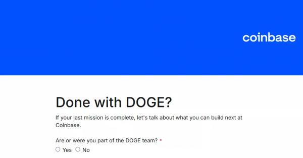 Брайан Армстронг предложил экс-сотрудникам DOGE ускоренный найм в Coinbase