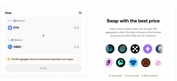 OKX интегрирует агрегатор DEX в&nbsp;MetaMask в&nbsp;партнерстве с&nbsp;Consensys