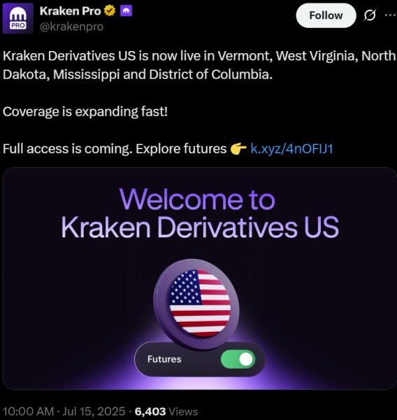 Kraken запускает платформу для торговли криптодеривативами в США после приобретения NinjaTrader Kraken запускает платформу для торговли криптодеривативами в США после приобретения NinjaTrader