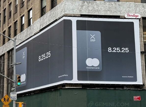 Gemini намекнула на возможный запуск карты Mastercard под брендом XRP