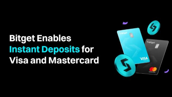 Bitget запускает мгновенные депозиты на карты Visa и MasterCard