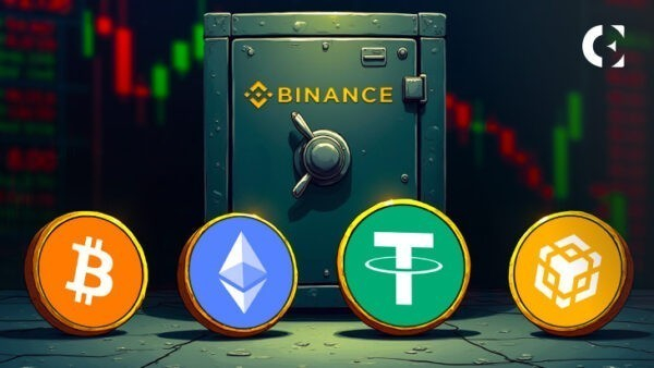 Криптовалютные резервы Binance сократились на фоне снижения цен BTC и ETH за последние семь дней